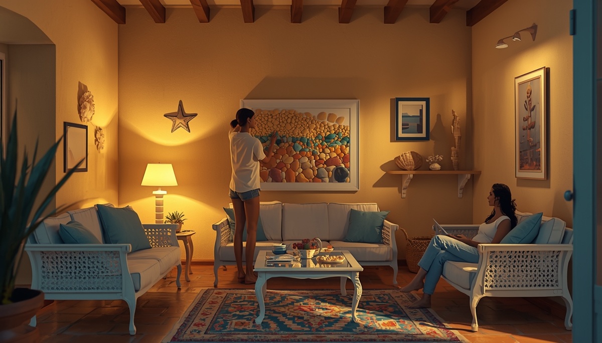 mediterrán emlékek- DIY dekorálás a falra